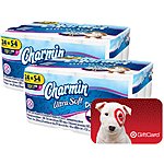 48 Double Plus Rolls Charmin Toilet Paper + $5 Target Gift Card $22.50 + Free Shipping