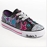 Girls Skechers Twinkle Toes &quot;Chill Out&quot; EVA shoes $11.19, or &quot;Serendipity&quot; Twinkle Toes Sneakers $14 shipped (Kohls Cardholders ONLY)