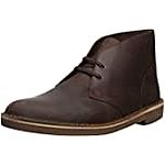 Clarks Men's Bushacre 2 Chukka Boots (Dark Brown, Reg or Wide) $20