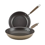2-Piece 10.25" & 12.75" Anolon Advanced Home Hard-Anodized Nonstick Skillet Set $30 &amp; More + Free S&amp;H