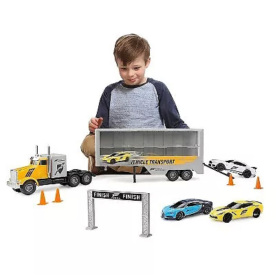 1:24 Scale Bright Forza Motorsport Hauler Set w/ 3 pull-back sports cars $8.45 + Free Shipping