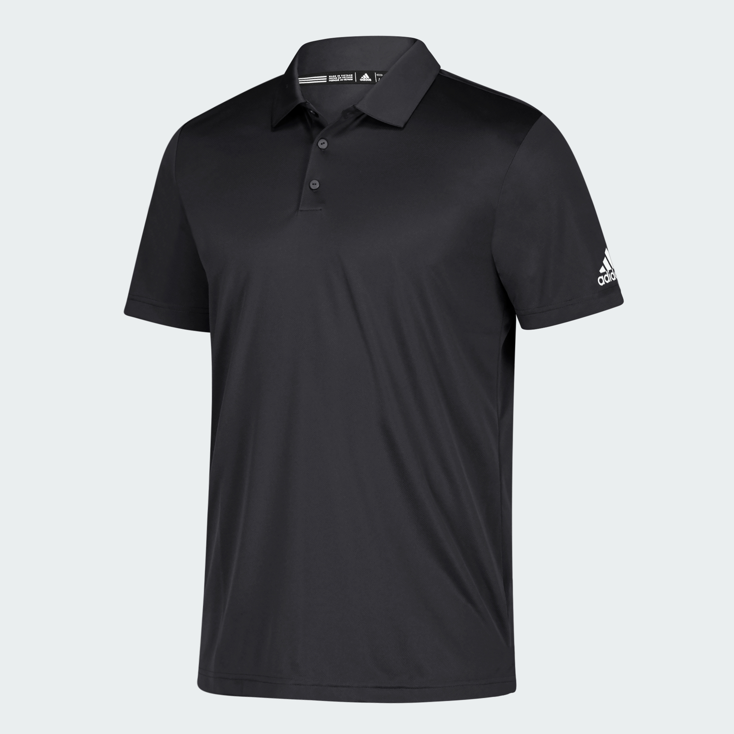 adidas Men's Grind Polo Shirt (black) $12 + Free Shipping