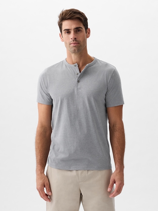 Gap Factory Men's Soft Henley T-Shirt (grey) $4.80, Vintage Wash Crewneck T-Shirt (2 colors) $4.80, Relaxed Linen-Blend T-Shirt $4.80, More + FS