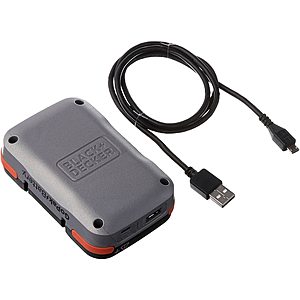 Black and Decker GoPak 12V 1.5 Ah Lithium-Ion Battery & USB Charger