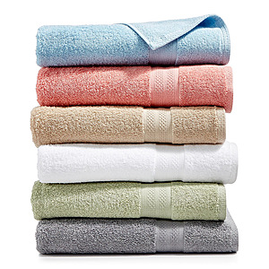 Sunham Soft Spun Cotton 4-Pc. Bath Towel Set - Macy's