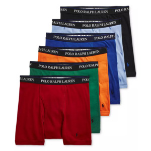 6-Pack Polo Ralph Lauren Men's Boxer Briefs (various) $35.70