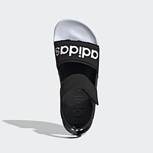 Black/Grey Five Sandals Adilette (Core Cloud or adidas Men\'s White)