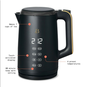 Electric Kettle Temperature Control with 7 Presets, 60min