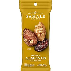 18-Pack 1.5-Oz Sahale Snacks Glazed Mix (Honey Almonds) $10.17 ($0.56 each)
