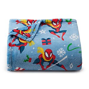 60" x 72" The Big One Holiday Oversized Supersoft Plush Holiday Marvel Throw Blanket $3.56 + Free Pickup at Kohls