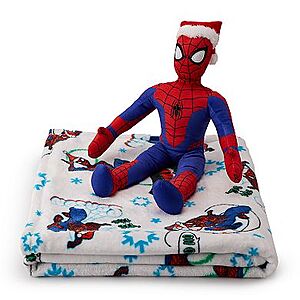 The Big One Kids' Plush Buddy & Throw Blanket Sets (Santa Spider-Man or Jack Skellington) $  5.22 each + Free Store Pickup at Kohls