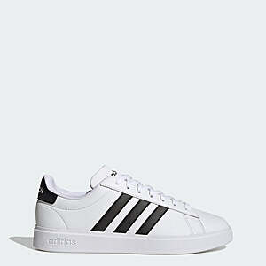adidas Men's Grand Court Shoes (cloud white / core black) $17.50 + Free S&H