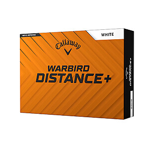 12-Count Callaway Warbird Distance+ Golf Balls (White) 3 for $30 + $8 S/H