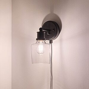Kichler 1-Light Wall Sconces (4 Styles) $12.49 + Free Shipping