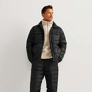 Extra 50% Off Eddie Bauer Clearance: Men's CirrusLite Down Jacket or Shirt Jacket $30 + Free S/H on