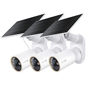 3-Pack Tapo MagCam C460 4K Outdoor Wireless Security Camera w/ Solar Panel & Magnetic Mount $259.99 + Free Shipping