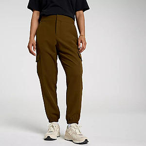 CALIA Women's Effortless Crepe Cargo Jogger Pants (khaki olive) $8.95 + Free S&H