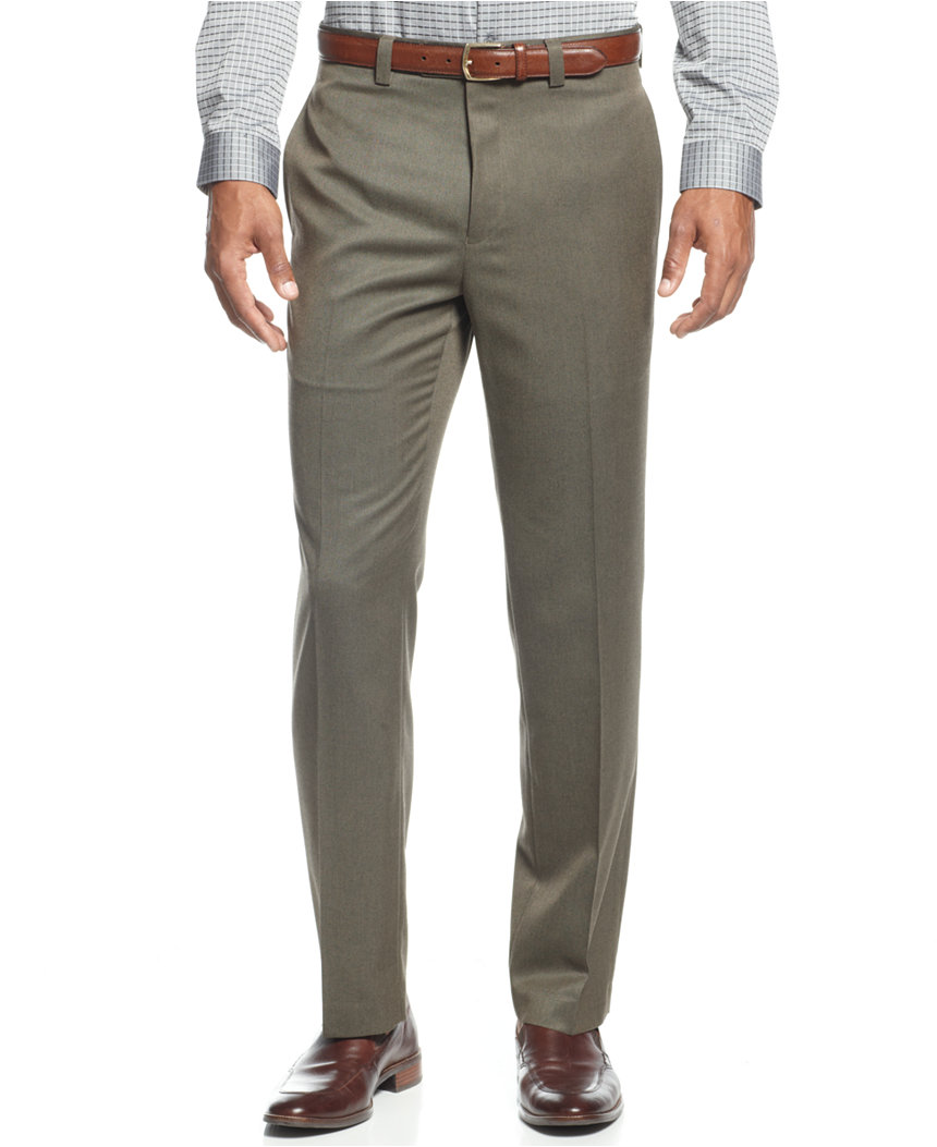 lauren ralph lauren men's covert twill ultraflex dress pants