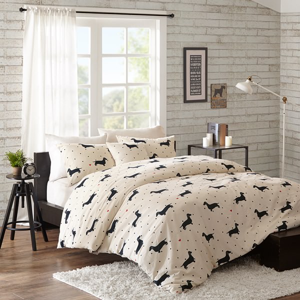 4 Pc Hipstyle Olivia Cotton Dachshund Comforter Set Slickdeals Net