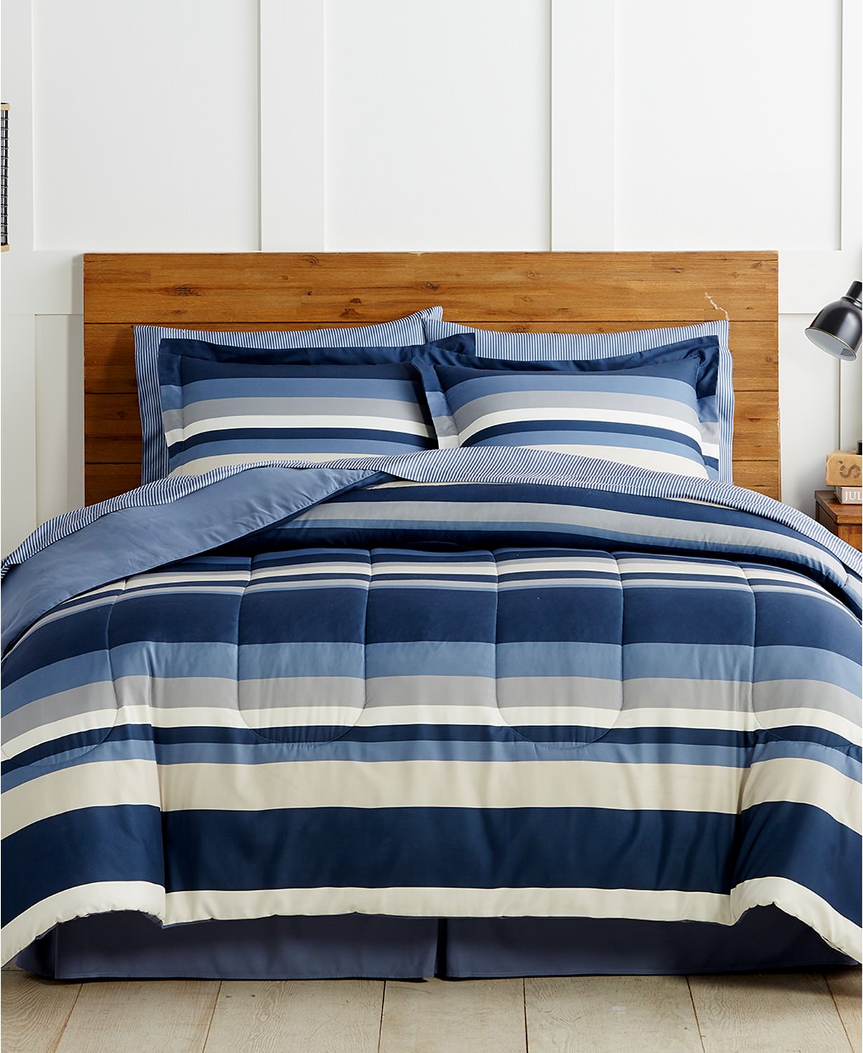 8-Piece Comforter Set (Various Sizes/Styles) $28 + free pickup at Macys or $3 shipping ...