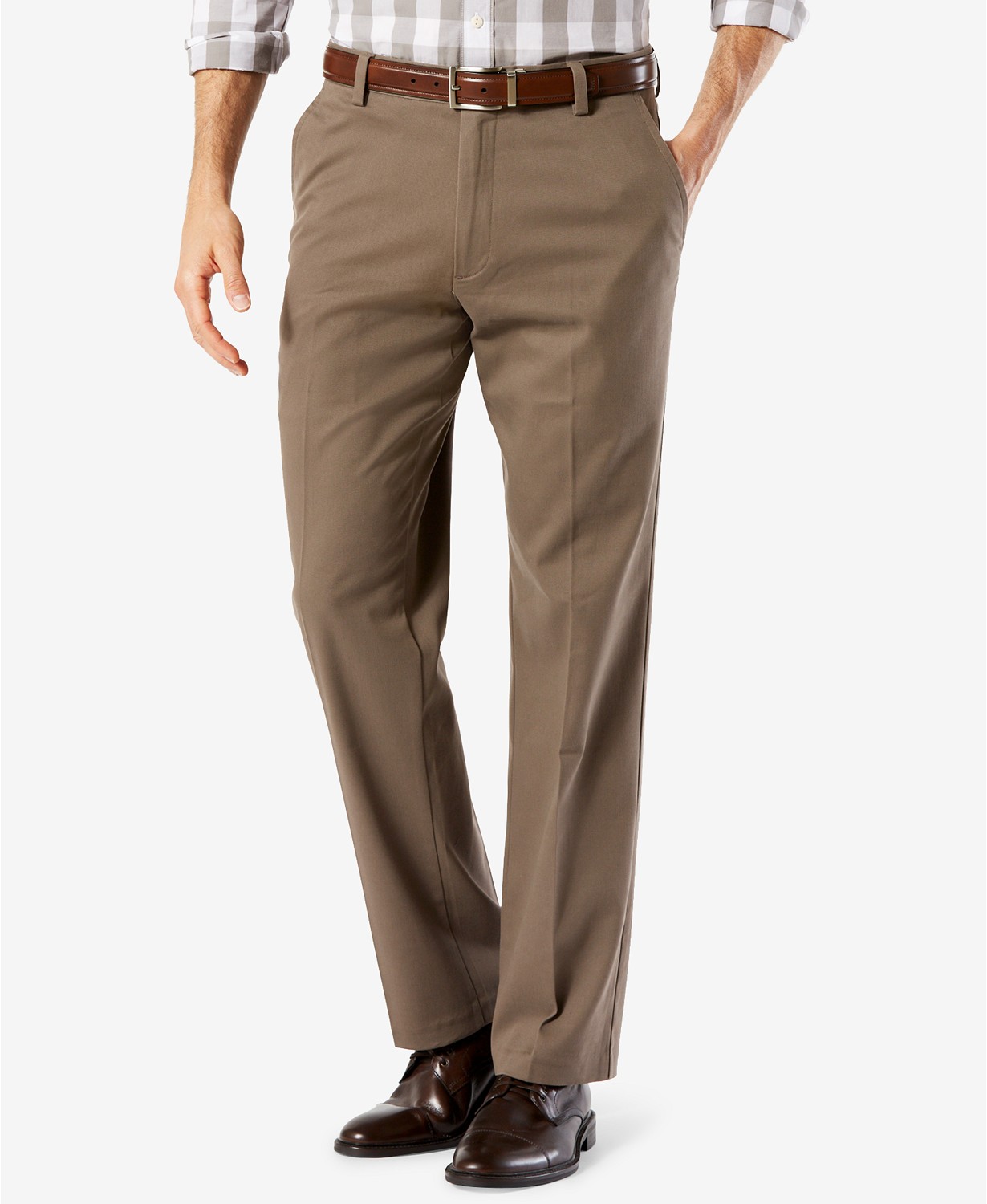 Dockers Men S Khaki Pants Easy Straight Fit Khaki Stretch Pants