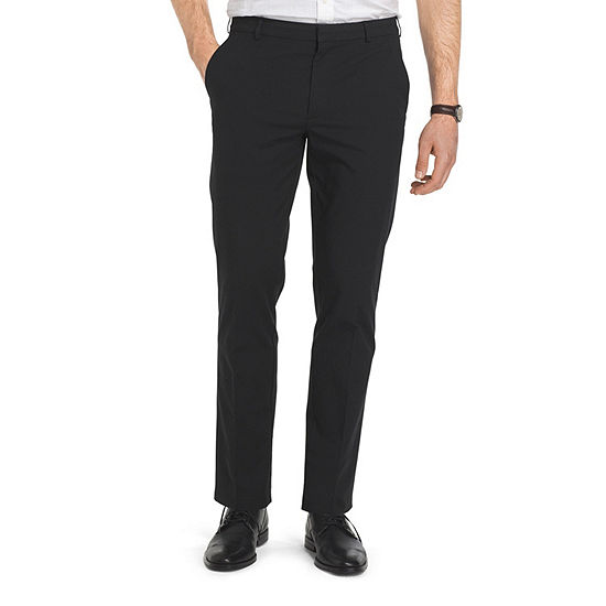 Van Heusen Men's Flex Straight Fit Flat Front Pant (black or eiffel tower) 2 for $25.20 ($12.60 each) + free store pickup at JCPenney