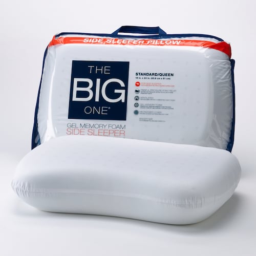 The Big One Gel Memory Foam Side Sleeper Pillow Slickdeals Net