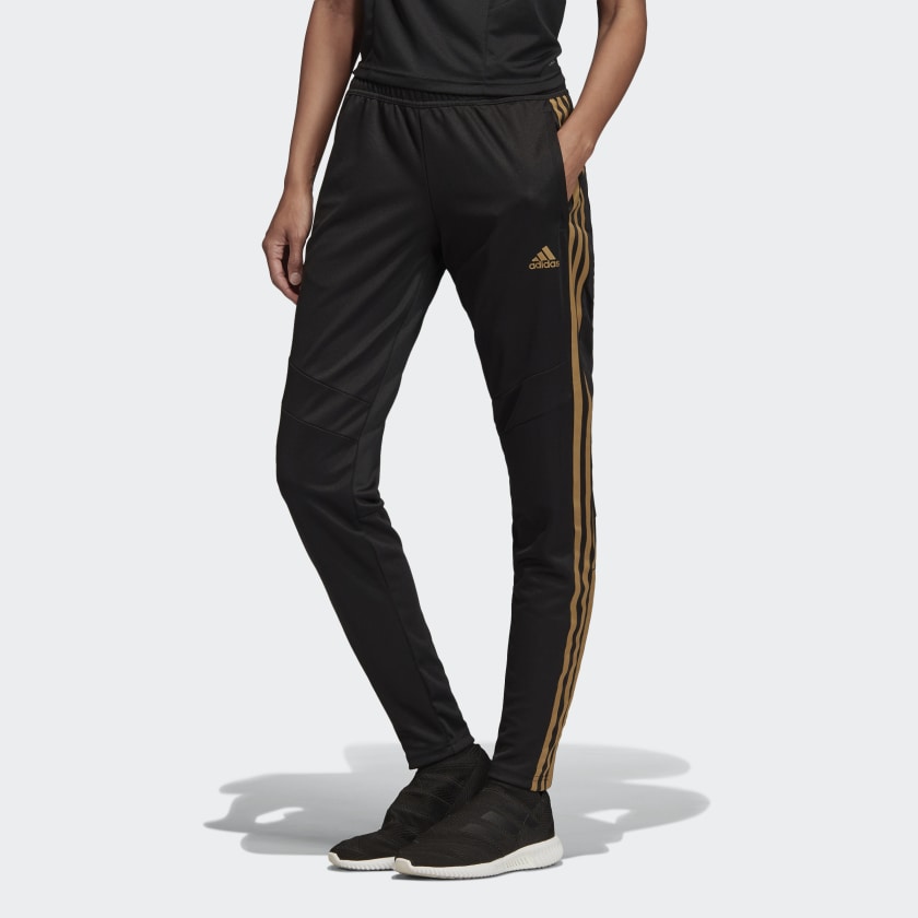 black and gold adidas pants womens