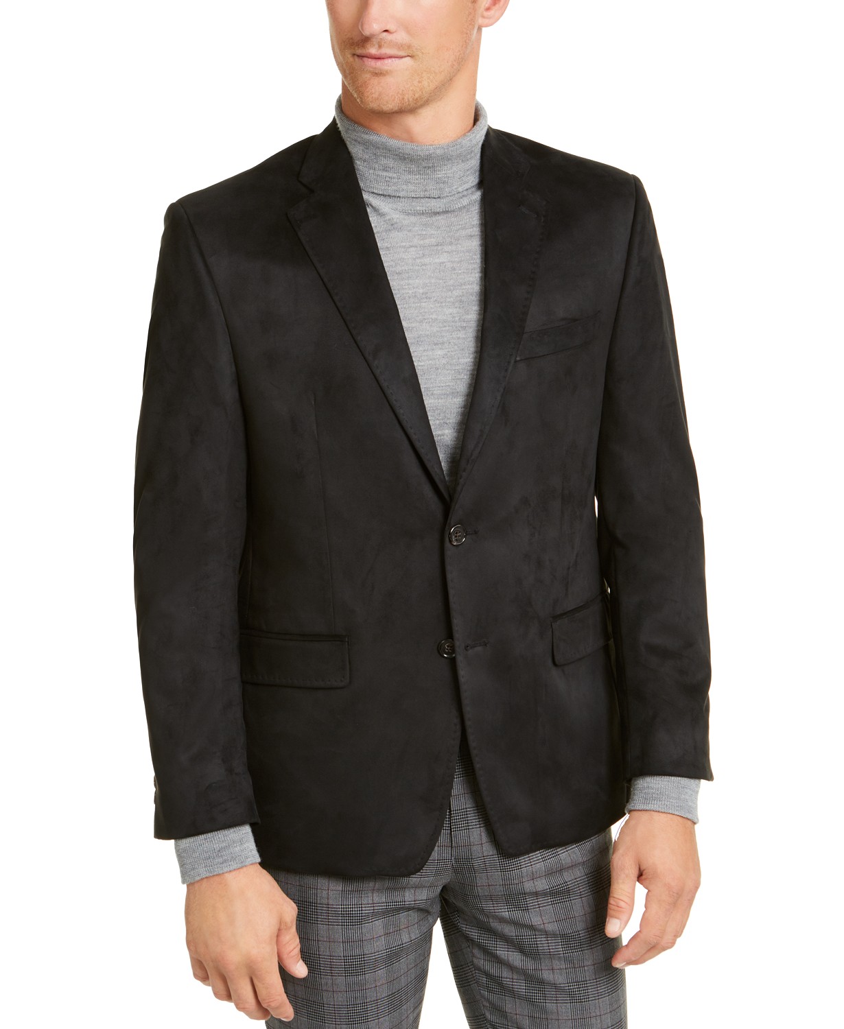 ralph lauren faux suede sport coat