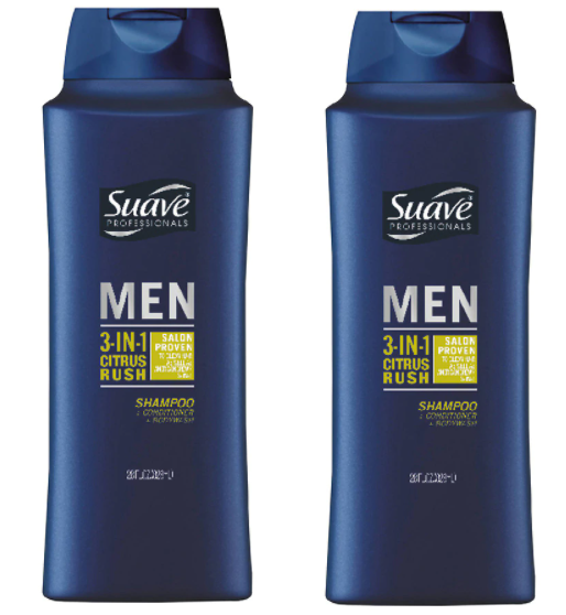 28 Oz Suave Men S 3 In 1 Shampoo Conditioner Body Wash Citrus Rush