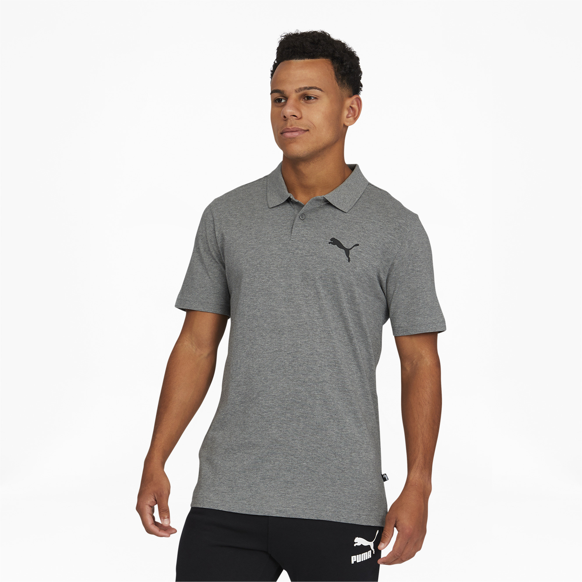 puma jersey polo shirt mens