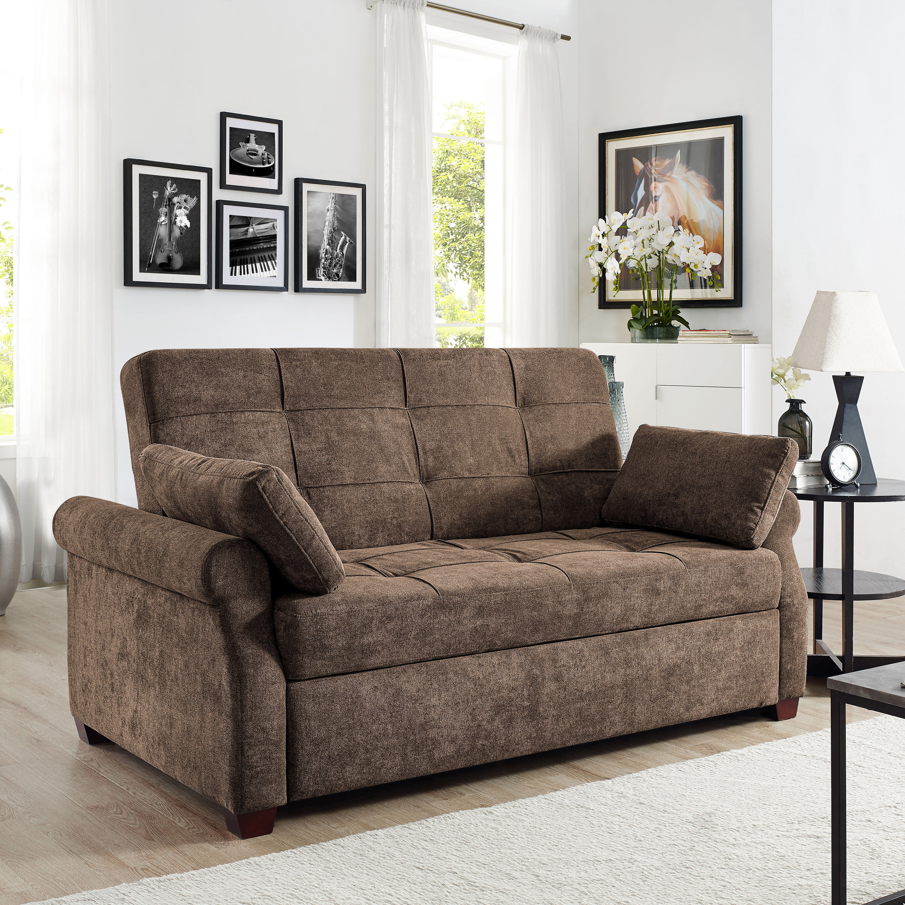 Bryson beautyrest fabric queen sleeper sofa deals