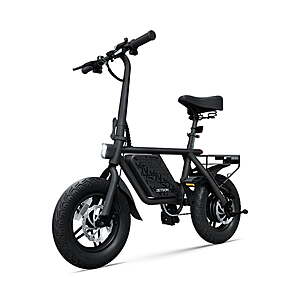 YMMV Jetson Atlas Pro 14” Fat Tire Folding Electric Bike with RackIt Smart Cargo System $199.98