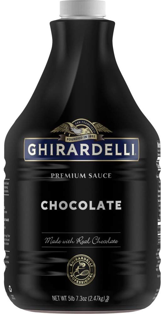 Amazon.com : Ghirardelli premium chocolate sauce - 5lb 7.3oz $19.99