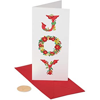 Amazon -Papyrus Holiday Joy Wreath 16 count money holder/gift card holder  cards $4.31