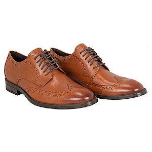 Cole Haan Men's Modern Essentials Wing Oxford Shoe Tan and Black $49.97