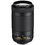 Nikon AF-P DX NIKKOR 70-300mm f/4.5-6.3G ED VR Lens - Refurbished $145 + FS
