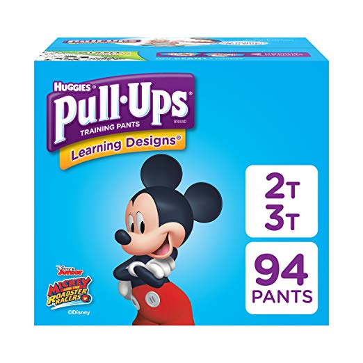 Pull-Ups Learning Designs Potty Training Pants for Boys & Girls 2T-3T & 4T-5T as low as $15.73+tx w/ 5+S&S (94ct)