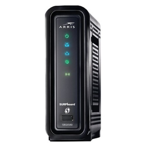 (YMMV Walmart) ARRIS SURFboard 8X Cable Modem with WiFi N600 Router - Black (SBG6580) $20