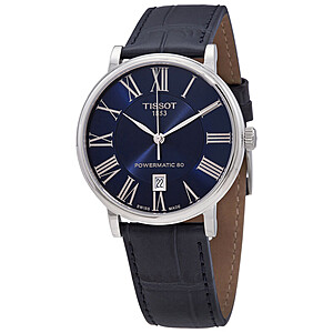 Tissot Carson 40mm Automatic Blue Dial Men's Watch $270 + Free S&H