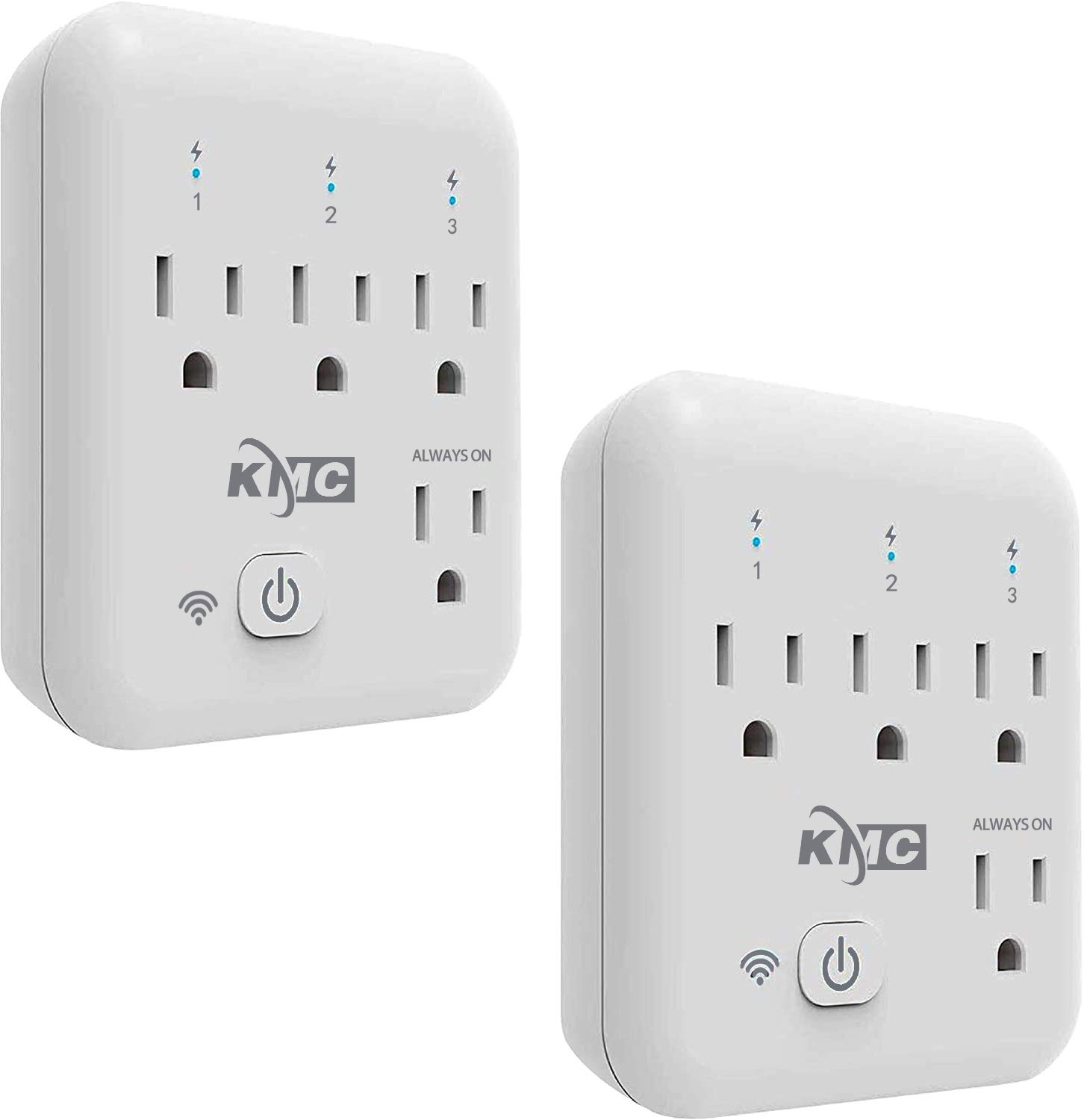 2-Pack KMC 4-Outlet WiFi Mini Smart Plug w/ Energy Monitoring $18.69