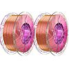 $18.99 for TWO spools of 1KG tri/dual color silk PLA 3D printer Filament (Amazon)