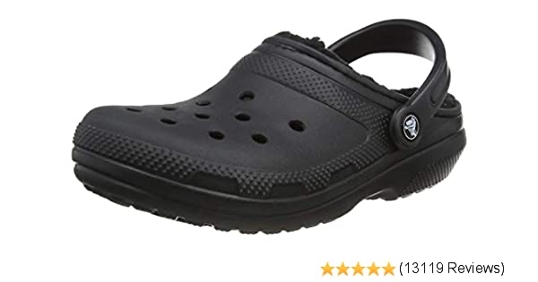 Crocs Men's and Women's Classic Lined Clog | Warm and Fuzzy Slippers