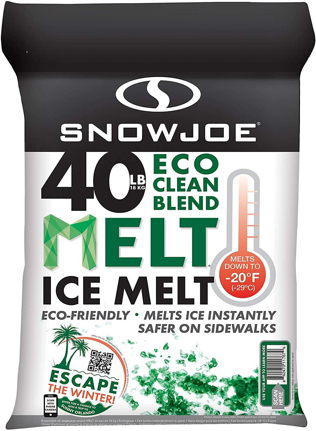 Amazon.com : Snow Joe MELT40ECO 40-Pound Clean Ice Melt Blend : Patio, Lawn & Garden $7.94