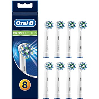 Oral-B cross action replacement heads (8 heads) $27.47