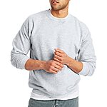 Hanes Men's Ecosmart Fleece Sweatshirt, Cotton-blend Pullover, Crewneck Sweatshirt for Men, 1 Or 2 Pack Available $8.25