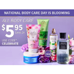 $5.95 All Body, Skin &amp; Hair Care at Bath and Body Works [Ends April 8, 2024 at 5:59 AM ET]