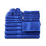 Mainstays Basic Solid 18-Piece Bath Towel Set Collection, Royal Spice $15.41