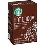Starbucks Double Chocolate Hot Cocoa Mix, 8 Count $6.26 @ Walmart