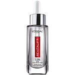 L'Oreal Paris Revitalift 1.5% Pure Hyaluronic Acid Face Serum, Hydrate &amp; Reduce Wrinkles, Fragrance Free 1 oz [Subscribe &amp; Save] $16.87